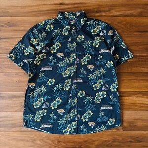 Reyn Spooner NFL Jacksonville Jaguars Kekai Men’s Button-Up Shirt Size XL